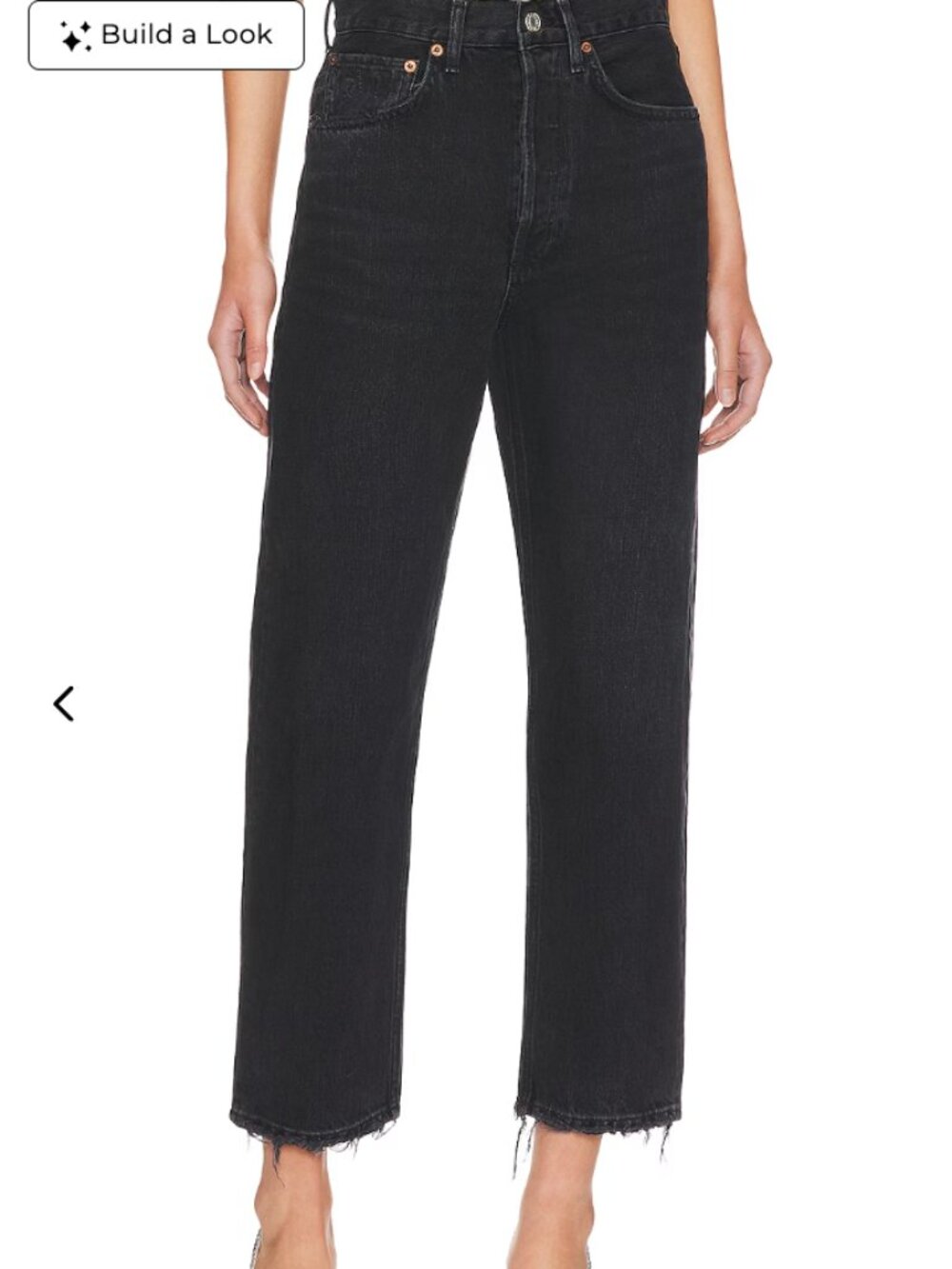 Agolde 90s Crop Jeans in Tar Size 29